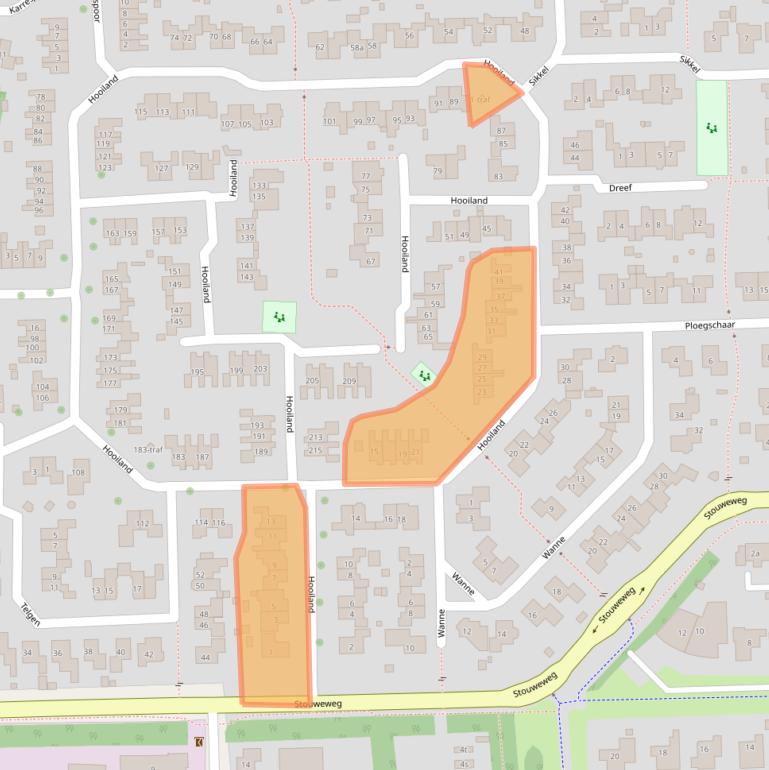 Kaart van postcodegebied 7641HW.