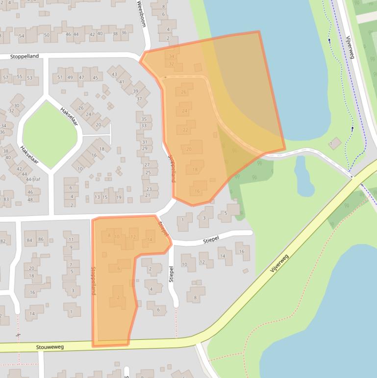 Kaart van postcodegebied 7641KC.