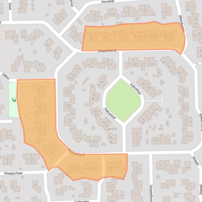 Kaart van postcodegebied 7641KD.