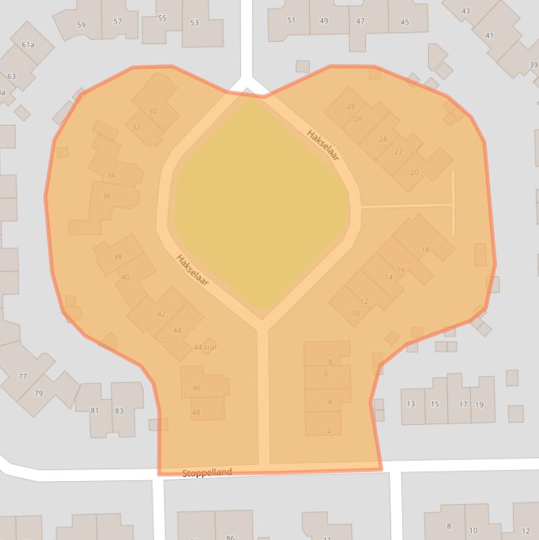 Kaart van postcodegebied 7641KG.