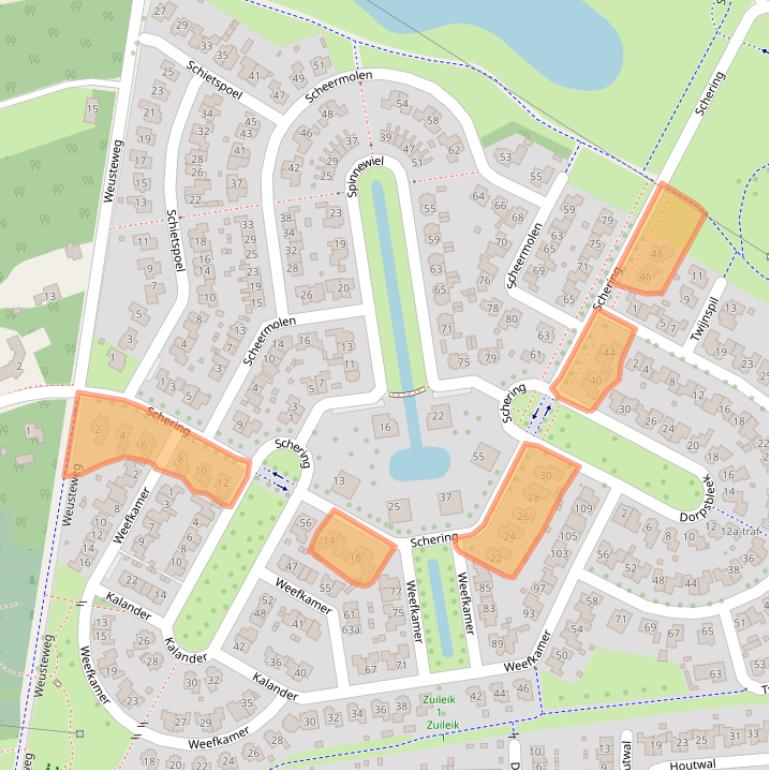 Kaart van postcodegebied 7641LS.