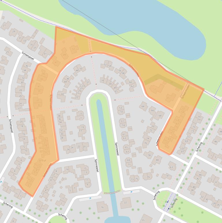 Kaart van postcodegebied 7641LV.