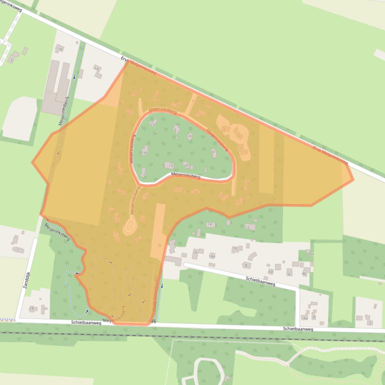 Kaart van postcodegebied 7641RX.