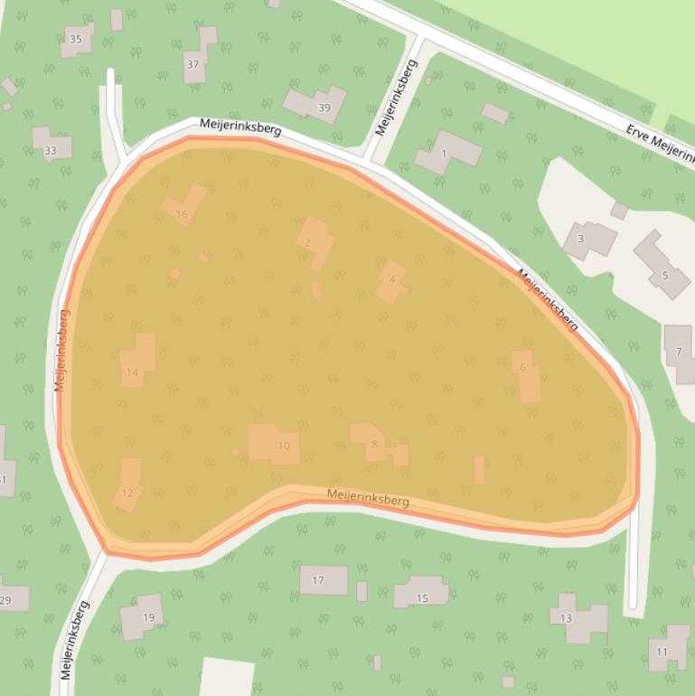 Kaart van postcodegebied 7641RZ.