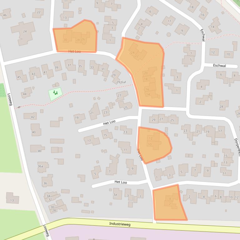 Kaart van postcodegebied 7641SB.