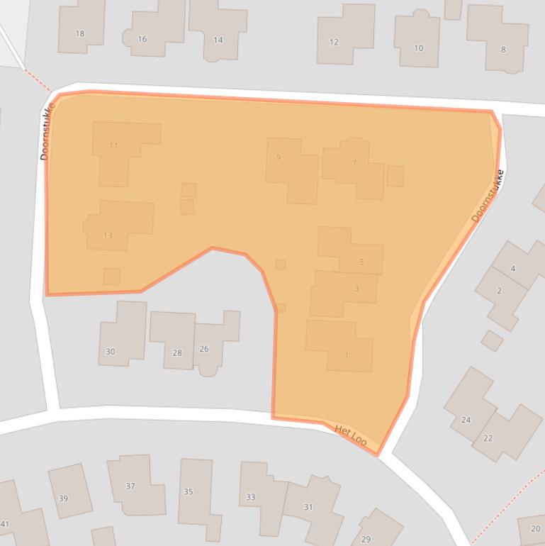 Kaart van postcodegebied 7641SG.