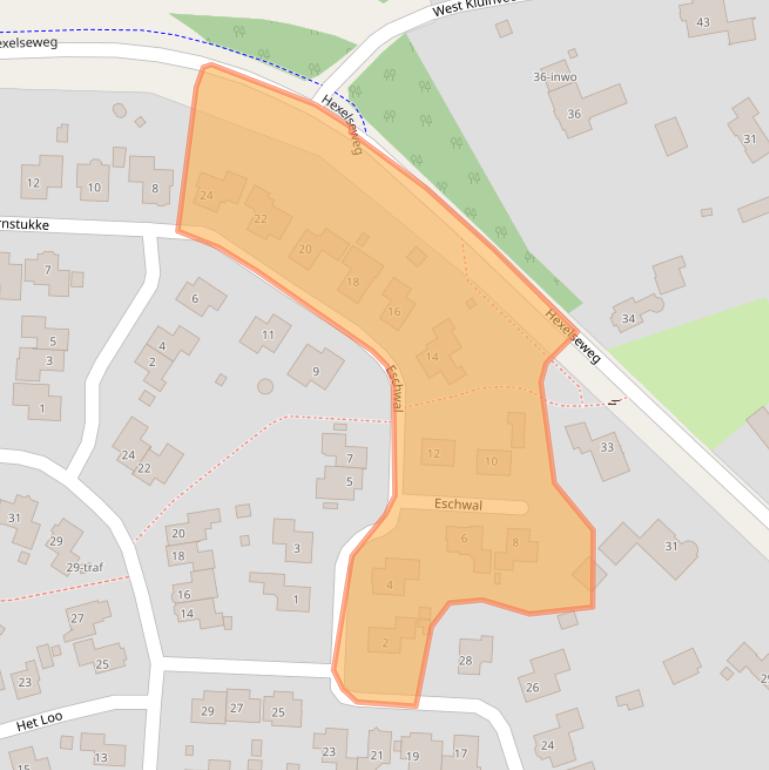 Kaart van postcodegebied 7641SH.