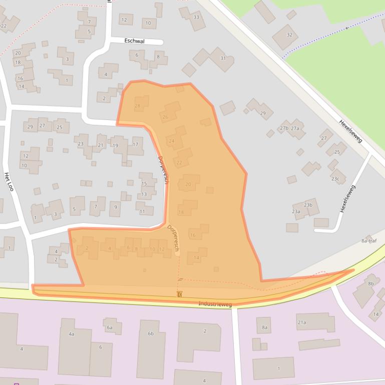 Kaart van postcodegebied 7641SK.