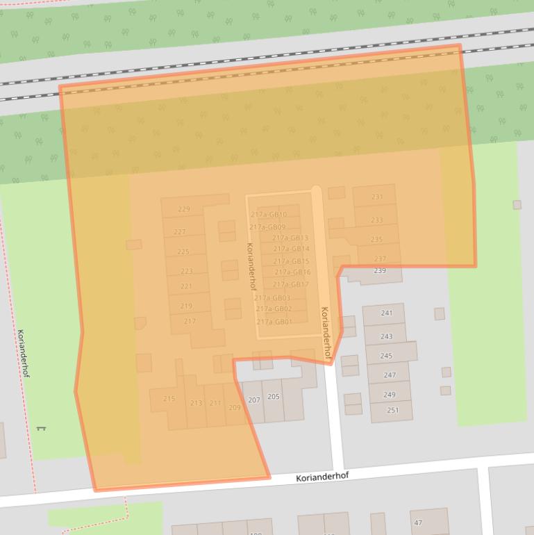 Kaart van postcodegebied 7641XP.