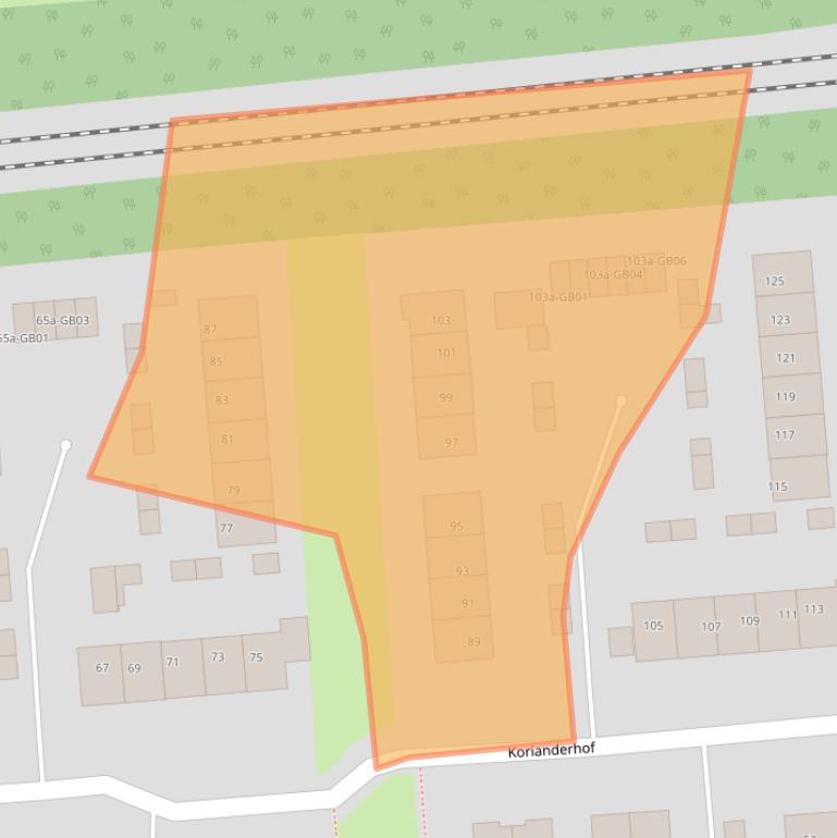 Kaart van postcodegebied 7641XV.