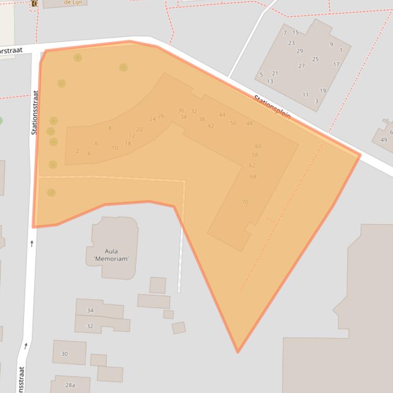 Kaart van postcodegebied 7641ZX.