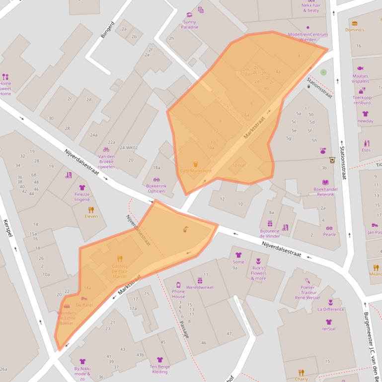 Kaart van postcodegebied 7642AL.