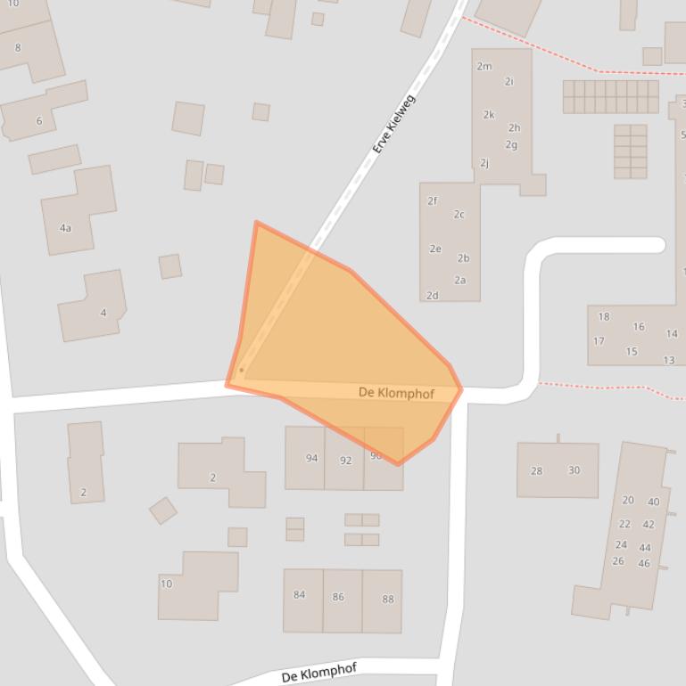 Kaart van postcodegebied 7642AT.