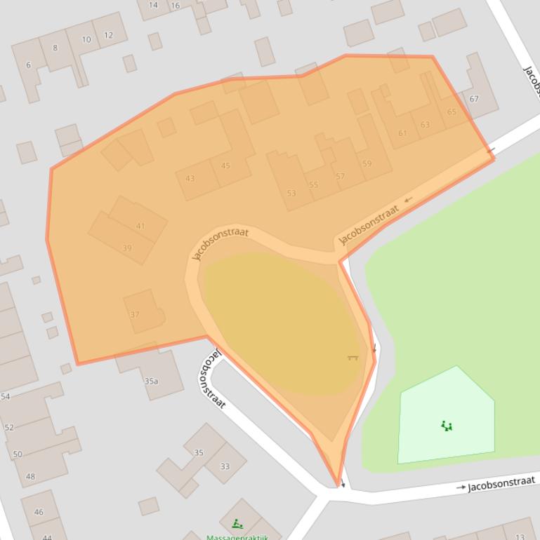 Kaart van postcodegebied 7642BP.