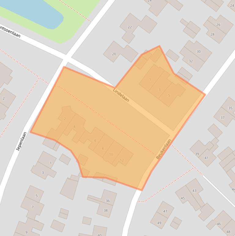 Kaart van postcodegebied 7642EL.