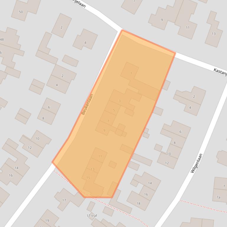 Kaart van postcodegebied 7642EM.