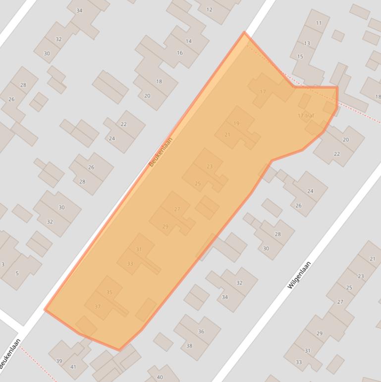 Kaart van postcodegebied 7642EN.