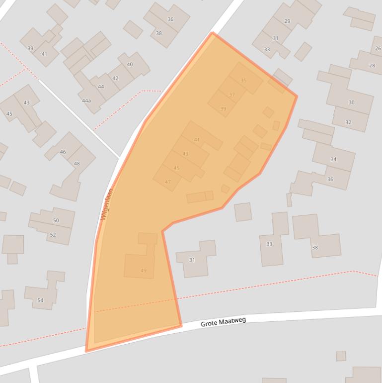 Kaart van postcodegebied 7642EV.