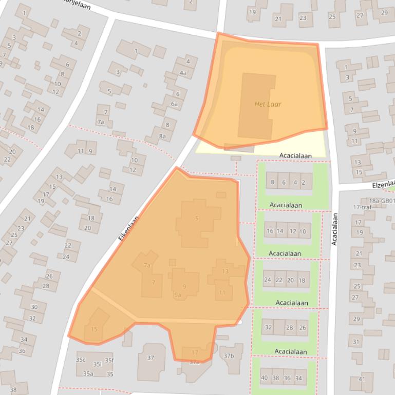 Kaart van postcodegebied 7642GA.