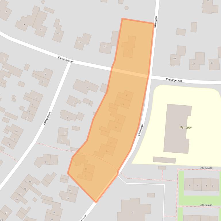 Kaart van postcodegebied 7642GB.