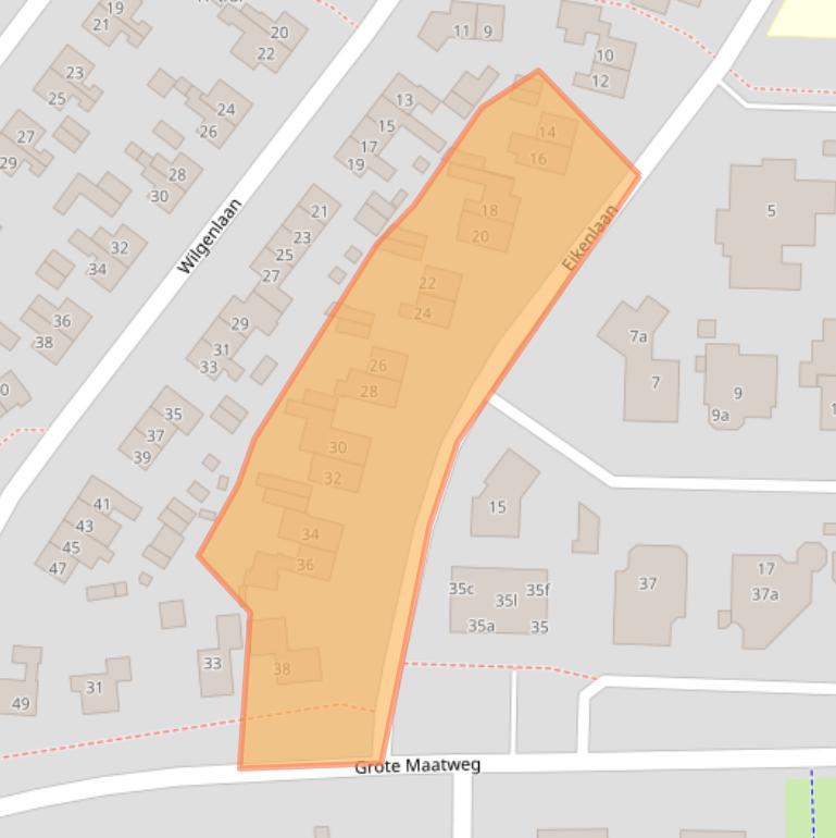 Kaart van postcodegebied 7642GC.