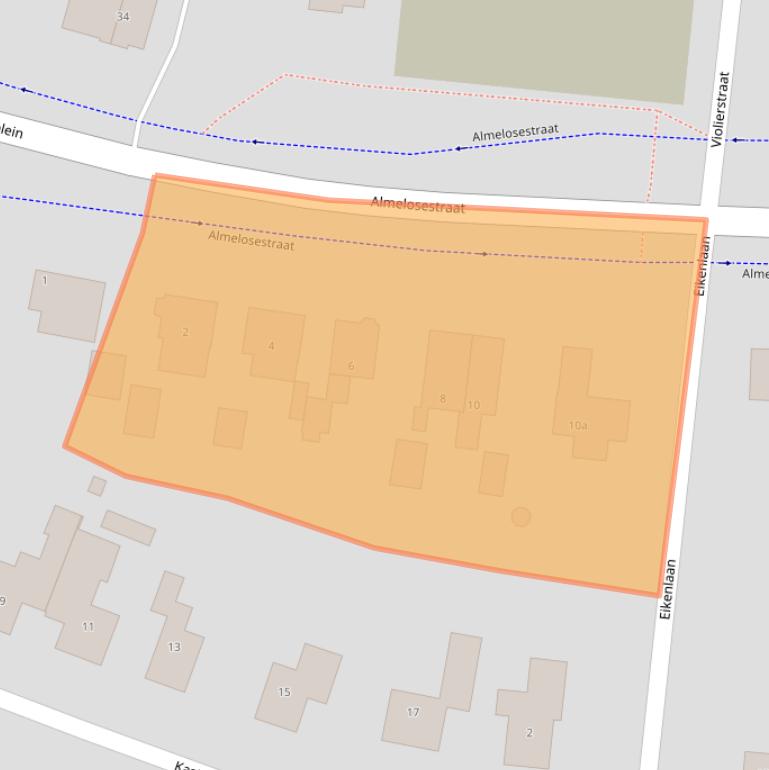 Kaart van postcodegebied 7642GM.