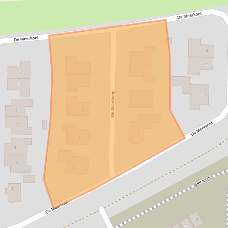 Kaart van postcodegebied 7642JB.