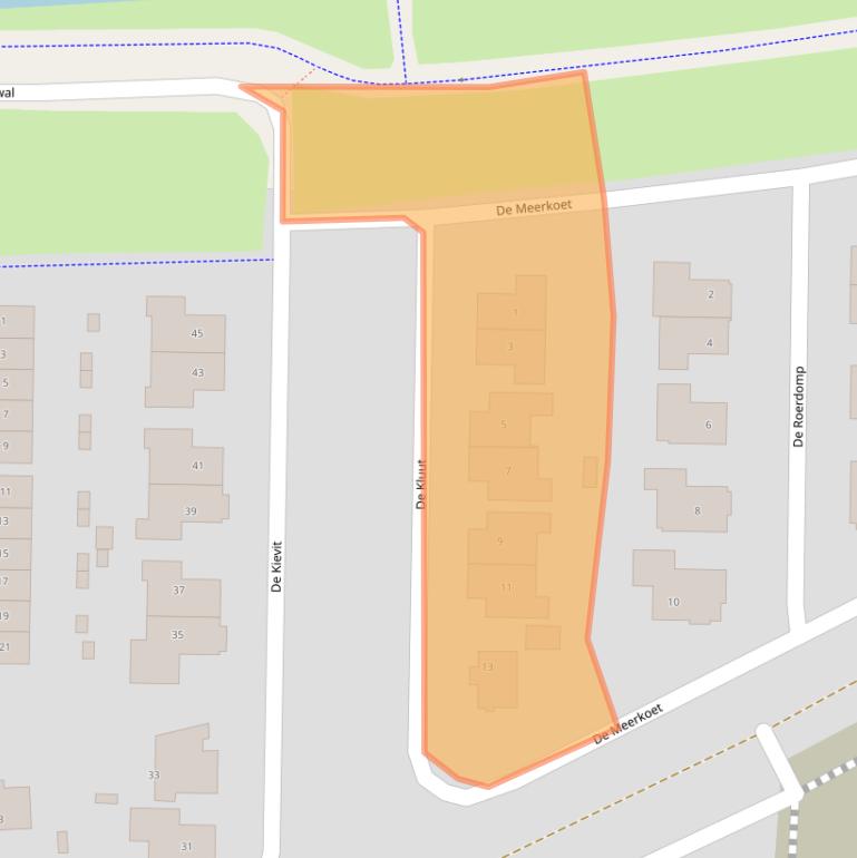 Kaart van postcodegebied 7642JC.