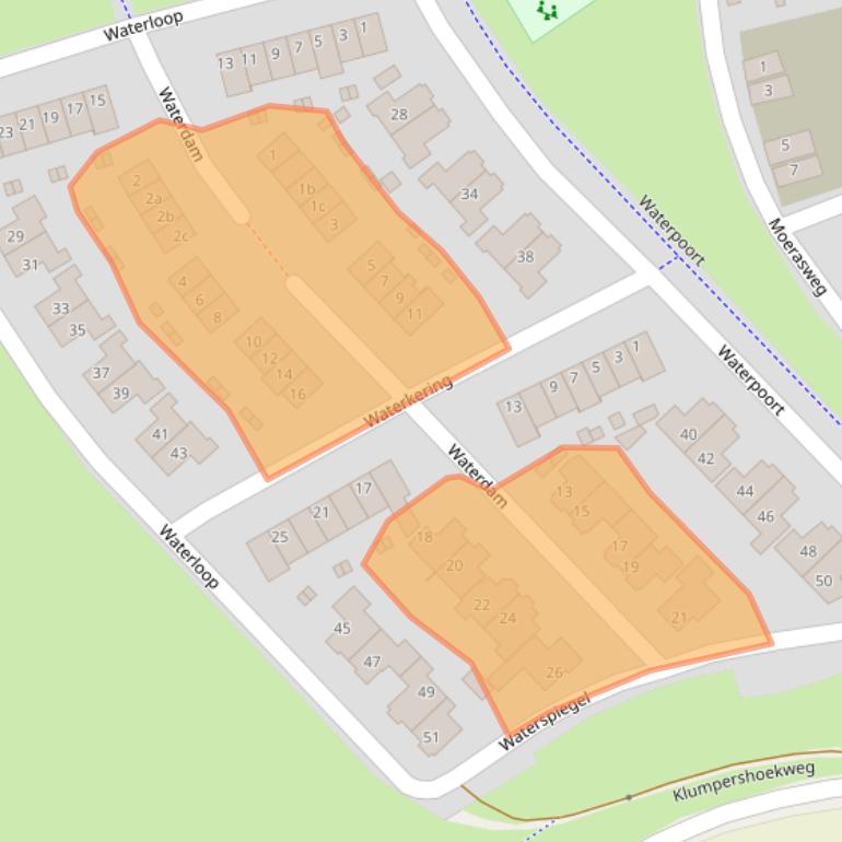 Kaart van postcodegebied 7642JL.