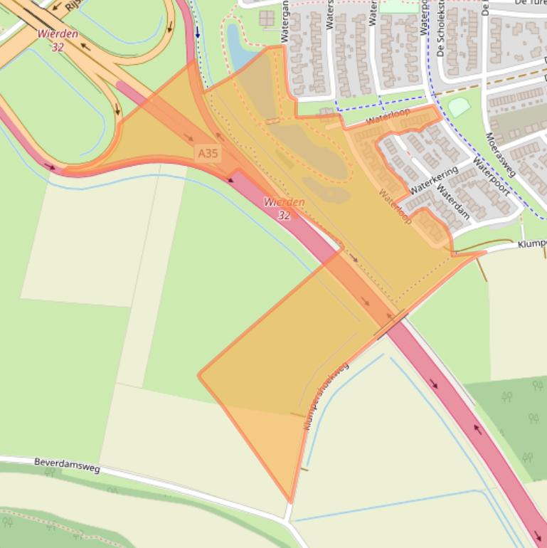 Kaart van postcodegebied 7642JM.