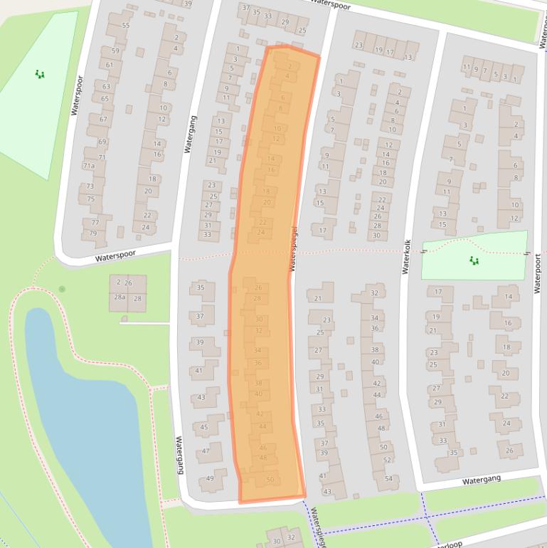 Kaart van postcodegebied 7642JT.