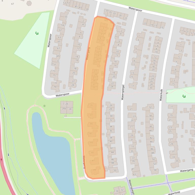 Kaart van postcodegebied 7642JV.