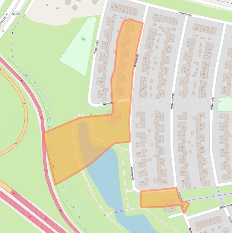 Kaart van postcodegebied 7642JW.