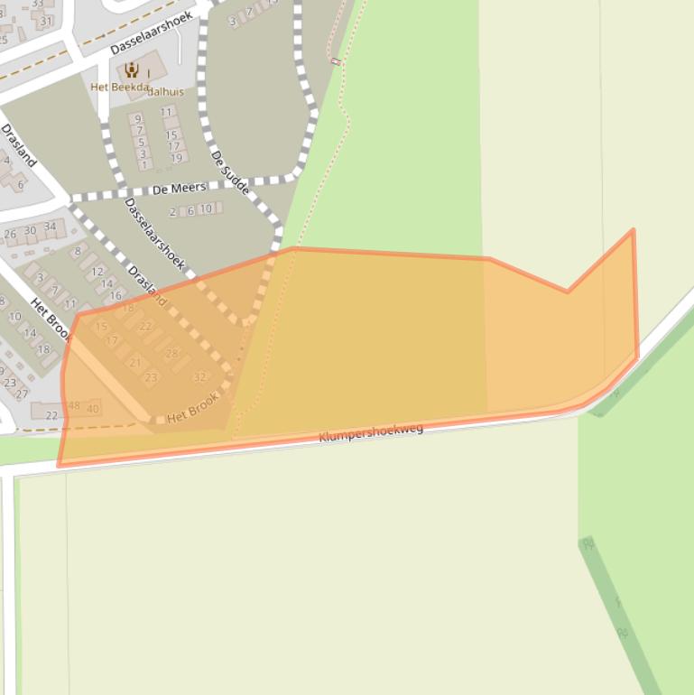 Kaart van postcodegebied 7642KD.