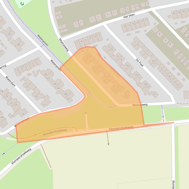 Kaart van postcodegebied 7642KH.