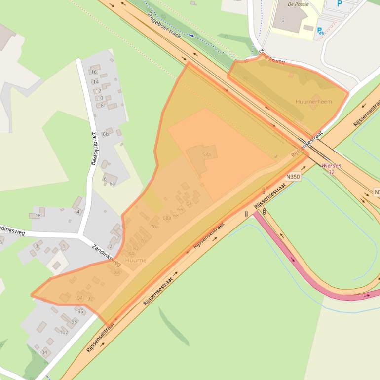 Kaart van postcodegebied 7642NL.