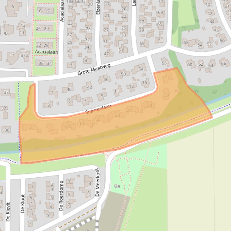 Kaart van postcodegebied 7642VC.