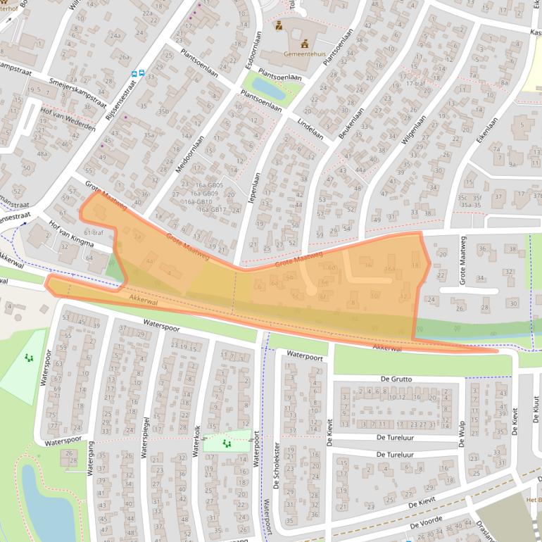 Kaart van postcodegebied 7642VH.