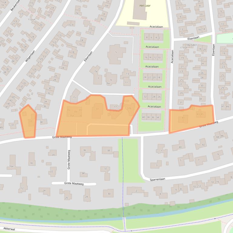 Kaart van postcodegebied 7642VL.