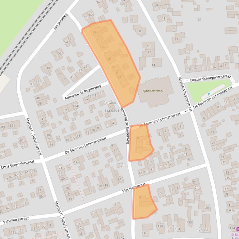 Kaart van postcodegebied 7642XM.