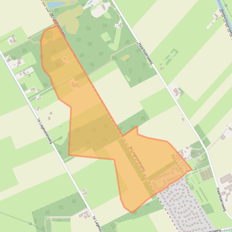 Kaart van postcodegebied 7645AC.