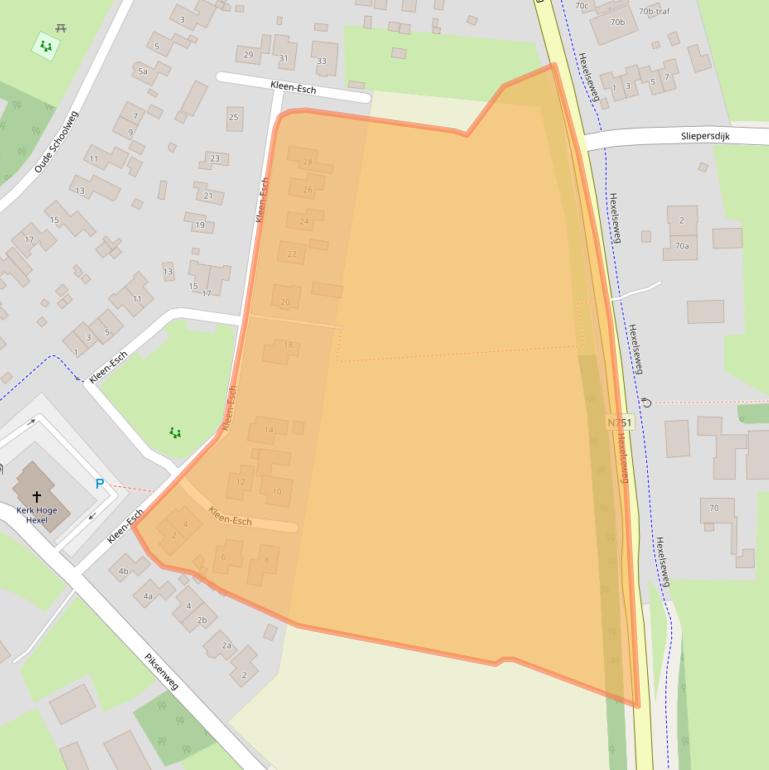 Kaart van postcodegebied 7645BK.