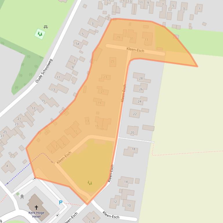 Kaart van postcodegebied 7645BL.