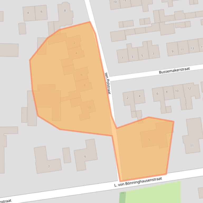 Kaart van postcodegebied 7651AC.