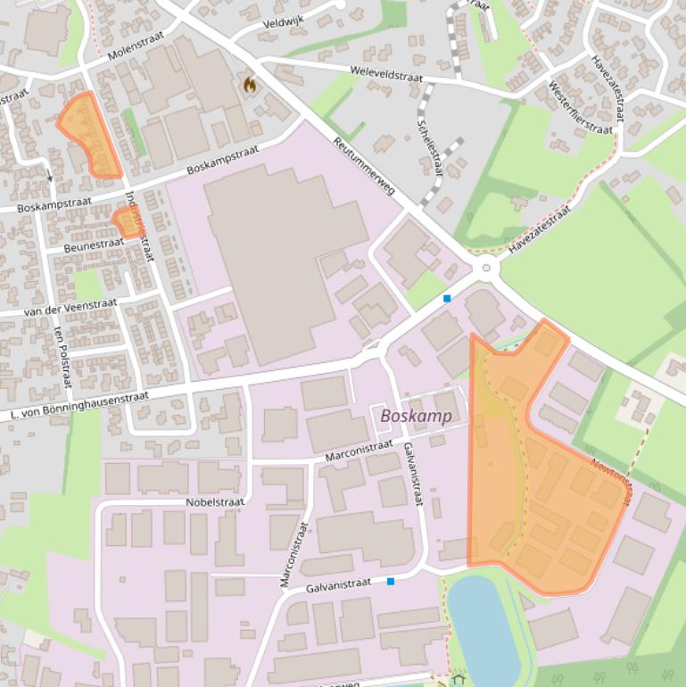 Kaart van postcodegebied 7651AP.