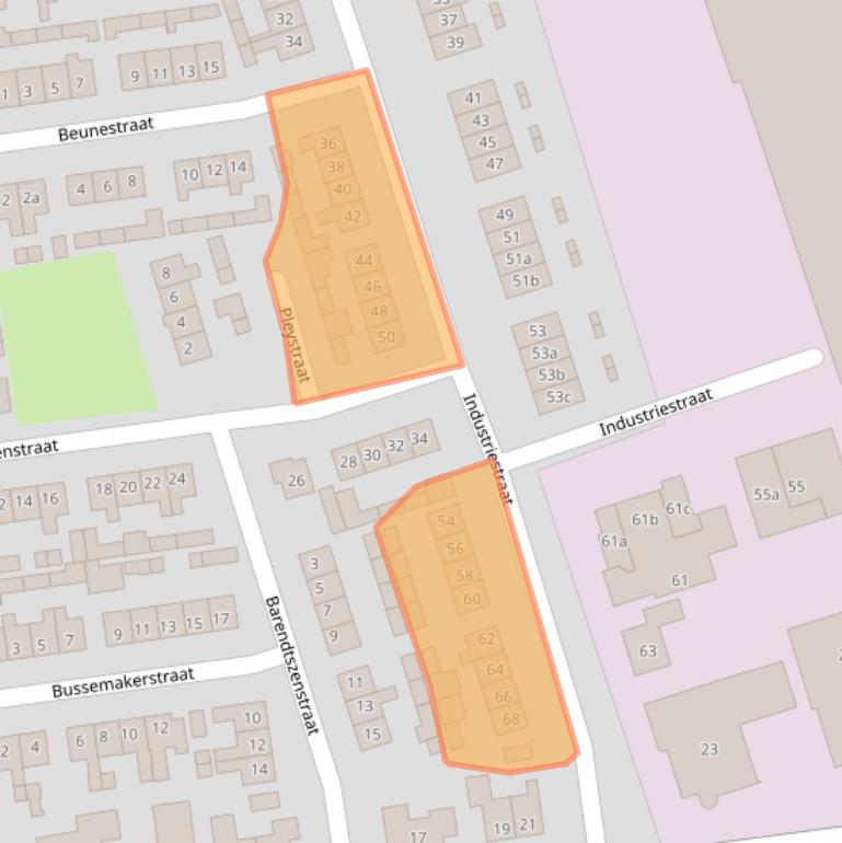 Kaart van postcodegebied 7651AR.