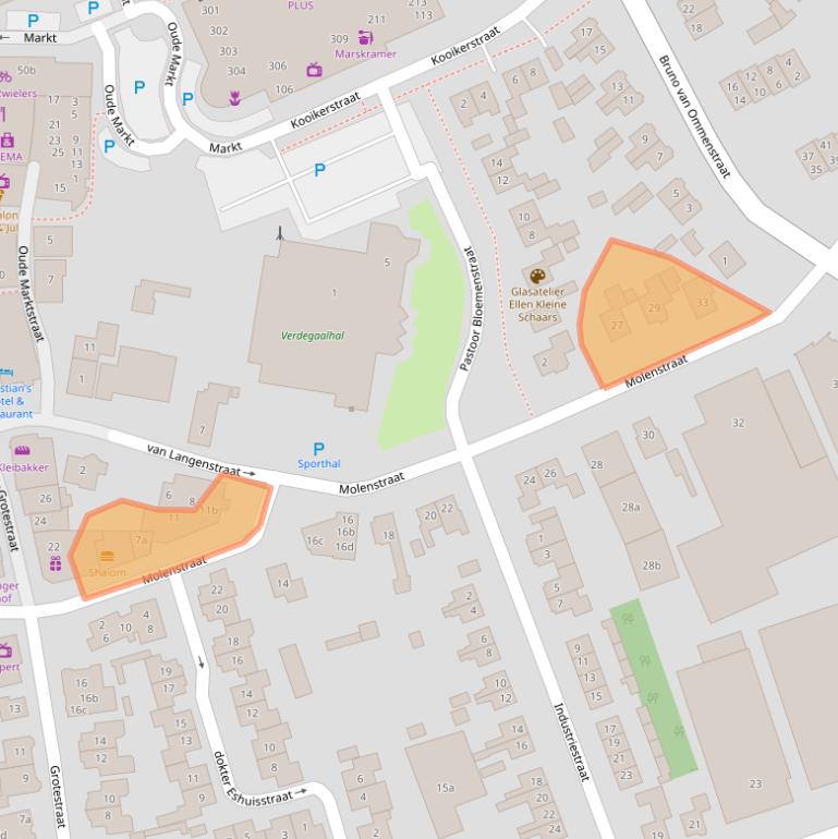 Kaart van postcodegebied 7651AS.
