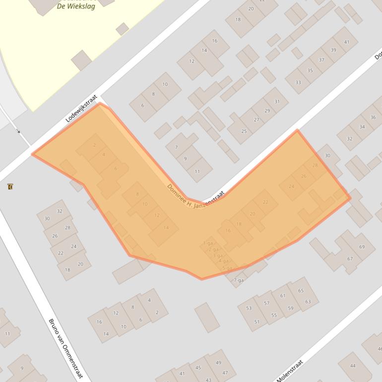 Kaart van postcodegebied 7651BM.