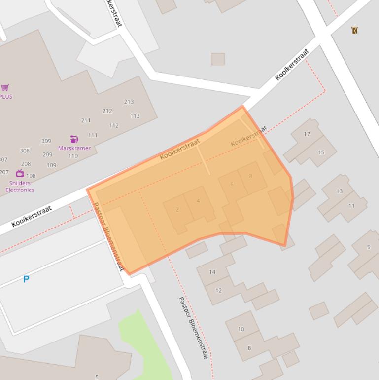 Kaart van postcodegebied 7651CA.