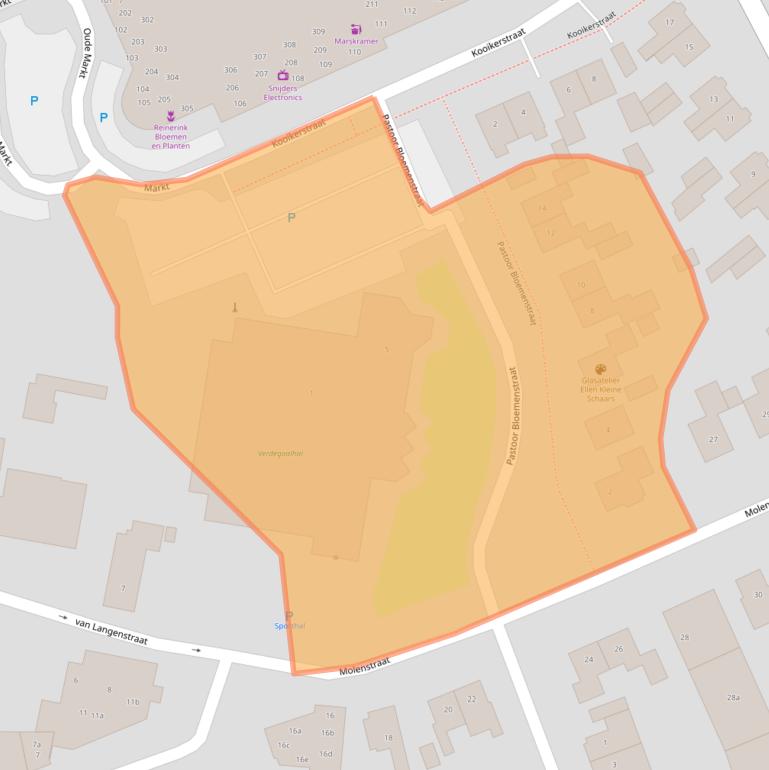 Kaart van postcodegebied 7651CD.